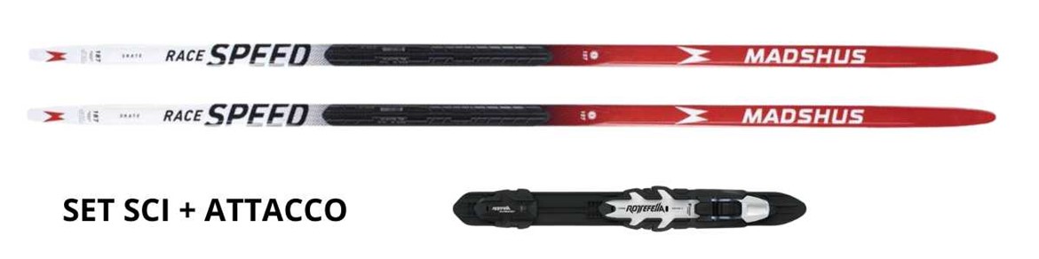 SET MADSHUS SCI RACE SPEED SKATE + ATTACCO